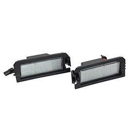 LED number plate lighting without error message, no registration required