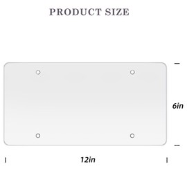 2 Pack License Plate Cover,Weather Resistance,Unbreakable Licence Plate Protector with Transparent Design,Fits All Standard 6x12Inches License Plates (Clear)
