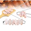 Chicken Wing BBQ Fork 4 Pack, Wing Rails for Grilling