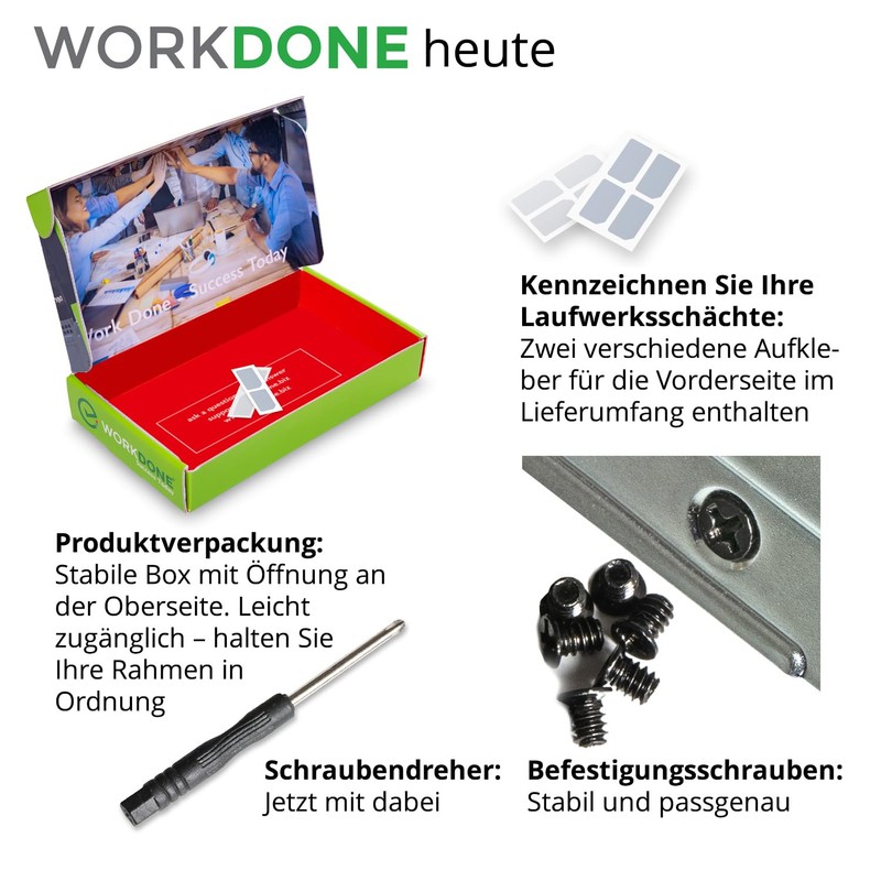WORKDONE 3.5 Inch LFF Caddy Compatible with Dell PowerEdge 13-11