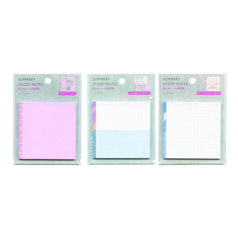 Iroha Publishing SUMMARY STICKY NOTES Paper (Square Type) Sticky Notes