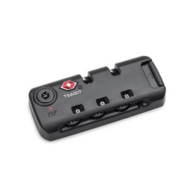 Travel Zipper TSA 007 Approved Luggage Code Lock, Backpack Anti Theft 3 Digit Combination Lock