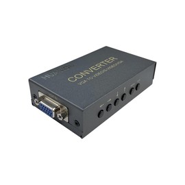 huasion VGA to AV Convertor VGA Input Composite RCA S-Video VGA Output Adapter Computer PC Laptop to TV Monitor and Projectors