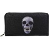styleBREAKER 02040053 Women's Purse with Skull Appliqué and Rhinestones, Zip