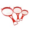 Zaphara Kitchen Strainer, Plastic Strainer Set, 3 Pieces, Fine Hair