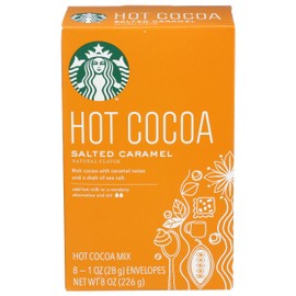 Starbucks Classic Hot Cocoa Salted Caramel, 8 Ounce (Pack of 3)