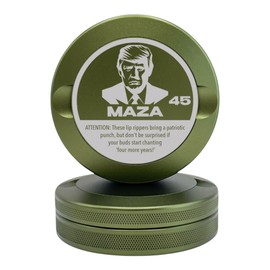 Edition 007: MAZA | Zyn Metal Can | Metal Zyn Container | Pouch Container | Small Storage Tin (Military Green)