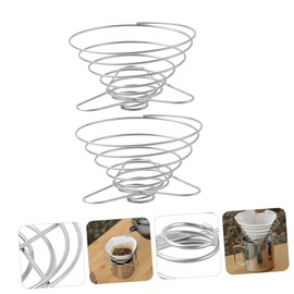NOLITOY 2Pcs Compact Coffee Dripper Stand Durable Filter Rack for Home Outdoor Brewing Easy to Clean Reusable for Coffee Lovers