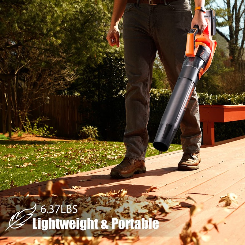 LawnMaster CLBL4016A Cordless Leaf Blower 40V Max with 2.0Ah,Battery Powered