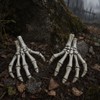 2Pcs Skeleton Hands, Plastic Skeleton Hands Halloween Decor