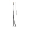 SUPVOX Headphone Mic Splitter Cable Nylon Braided Audio Splitter Dual