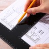 AmazingSpark 2 Pack T Square Rulers, 12 Inch Acrylic T