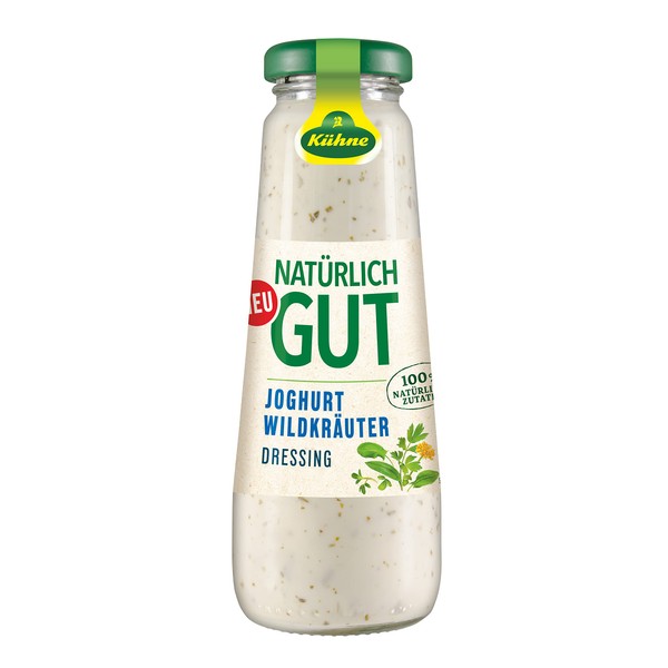 Kühne Natural Gut Yoghurt Wild Herbs, 250 ml