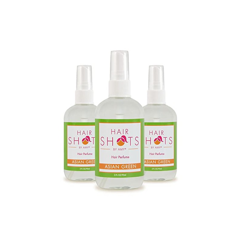 Hair Shots Heat Activated Hair Fragrance Asian Green Three Pack
