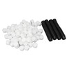 100 Set Hydroponic Grow Baskets Sponges Circular Planting Baskets Plant