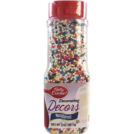 Betty Crocker Sprinkles, Assorted Nonpareil, 2 oz
