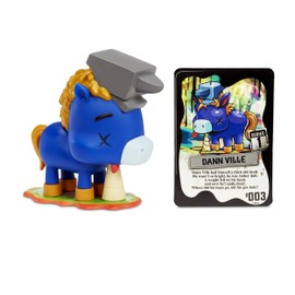 MGA Entertainment R.I.P. Rainbows in Pieces Gnarly, Messed Up Unicorn Character Dann Ville