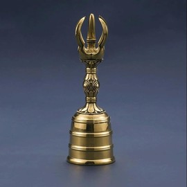 Kongo Rin, Small, Height 4.3 inches (11 cm) x Diameter 1.5 inches (3.7 cm), Buddhist Tools Used in Esoteric Buddhism, Esoteric Buddhist Tools, Buddhist Tools, Buddhist Tools, Temple Buddhist Tools