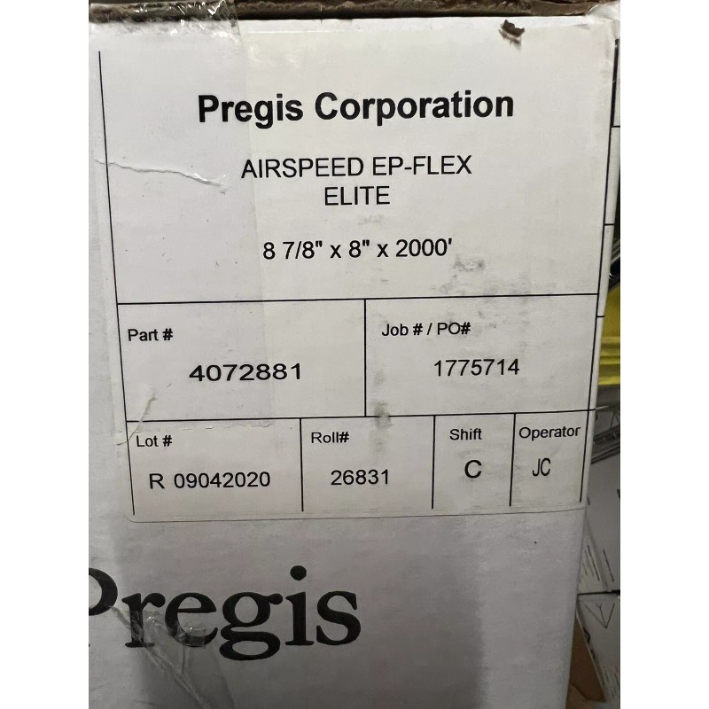 Pregis 2000’ Pregis AirSpeed EP-FLEX Elite Roll 8 7/8X8 Air