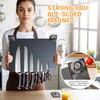 Nanbone Magnetic Knife Block Without Knives, Black Stainless Steel Magnetic