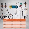 NOONE Garage Hooks Heavy Duty 14 Pack Frosted Steel Storage