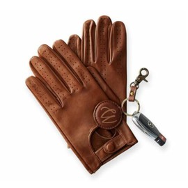 Swift WearS CLASSIC DRIVING GLOVES CHAUFFEURING SOFT GENUINE REAL LAMBSKIN LEATHER DARK BROWN TAN BLACK NAVY (XL, Tan)