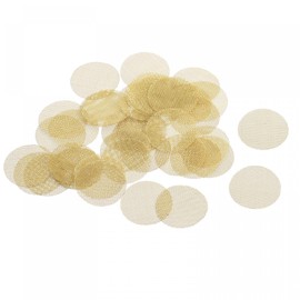 sourcing map Pipe Screen Brass Screens, 3/4 Inch(19mm) Diameter for Pipe Filter, Pack of 120