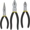 303763 3Piece Pliers Set, Black