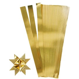 Creativ Company 20713 100-Piece Paper Star Strips, Gold