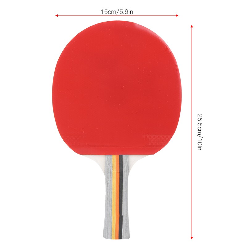 Training Competition Long Handle Table Tennis Racket Pong Paddle Sport