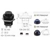 24V 10A Momentary Push Button Switch Waterproof Switch Off/(ON) Reset