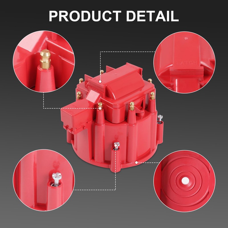 HEI Distributor Cap and Rotor Replacement For K549 SBC 283
