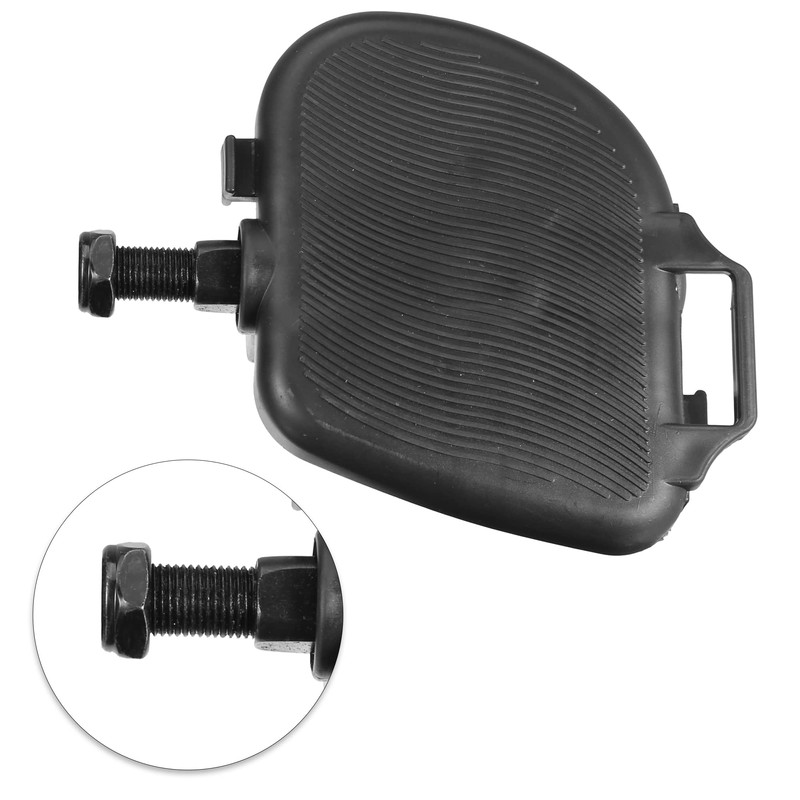 A ABSOPRO 1 pair of bicycle pedals with straps, bicycle