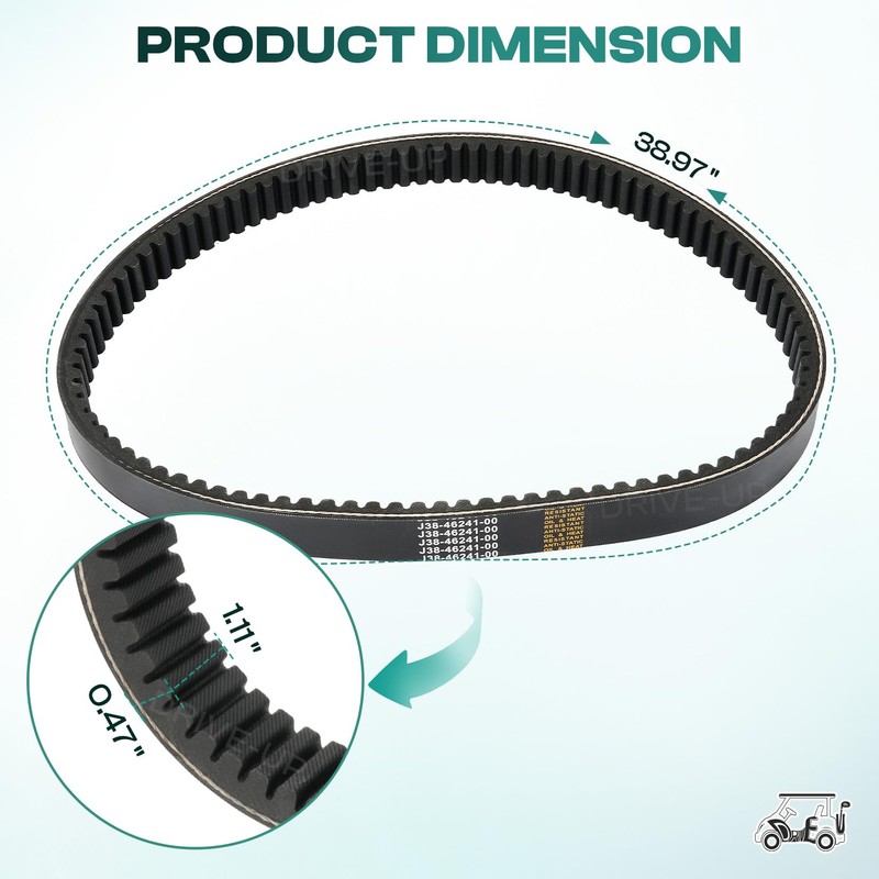 Drive-up Golf Cart Drive Belt for Yamaha G2 G8 G11