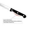 faderic Steak Knives set of 12, Black Full-Tang Triple Rivet