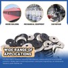 Glarks 120Pcs M5.5x25 Stainless Steel Neoprene Backed EPDM Bonded Sealing