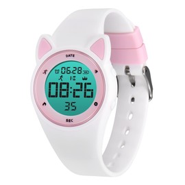 L LAVAREDO Kids Fitness Tracker Watch - Digital Activity Tracker for Ages 3-12, Non-Bluetooth, Alarm/Calorie/Pedometer Count Steps Wrist Watch