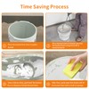 Dxmnoly 5 Gallon Silicone Bucket Liner - Reusable Measuring Mixing