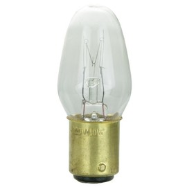 Sunlite 10C7/CL/DC Incandescent 10-Watt, Candelabra Based, C7 Night Light Bulb, Clear