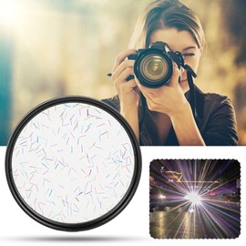 Excras Special Effects Filter K10 Crystal Camera Prisms Circle Prisms Optical Glass Special Effects Filters Film Effects Shooting Spotlights Rainbow Overlay Photography Rainbow Effects Photography