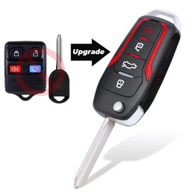 Keymall keyless Entry Replacement Car Key Fob Remote Transmitter 4D63 for Ford, Lincoln, Mercury CWTWB1U345