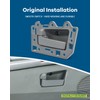LUJUNTEC Interior Door Handles,Front Rear Door Handles Driver Left Passenger