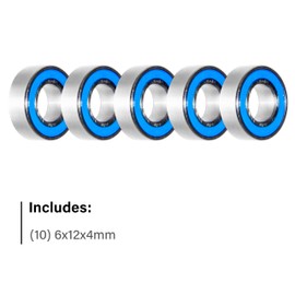 Winter Evening - 6x12x4mm MR126-2RS (10 Bearings) for Traxxas 5117