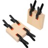 Timotech 12 Clips Resistentes de Plástico, Abrazaderas para Carpintería, Pinzas