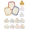 Universal Body Extensions Organic Cotton Pack of 3 (Natural, Red/Yellow/Blue)