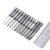 Fongmore 12Pcs 50mm Phillips Cross Head Screwdriver Bit Set 1/4