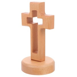 Wooden Cross ornament Catholic Cross Ornament Catholic Wood Cross Decor Religious Cross Decor Religious Favor Tabletop Cross religious cross with Magnetic Base Decorations