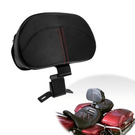 Rider Backrest Pad Adjustable Mounting Kit Driver For Harley Touring 09-UP