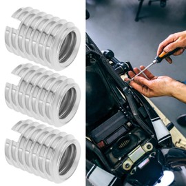 YINETTECH 20Pcs M8 to M6 Threaded Repair Insert Nut, Male Thread M8 x 1.25 and Female Thread M6 x 1.0 Length 10MM Conversion Reducer Nut Stainless Steel Slotting Thread Adapter