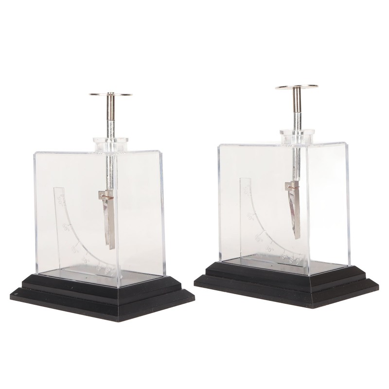 Foil Electroscope Compact Structure High Sensitity Precise Scale Physics Electrometer